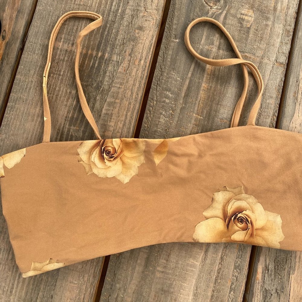 Boys + Arrows Rose Bikini Top
